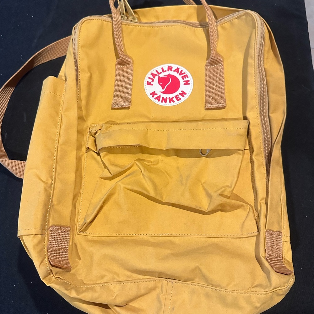 Fjallraven Kanken Classic Mustard Yellow Backpack